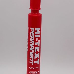 HI TEXT PERMANENT PUNTA TONDA ROSSO