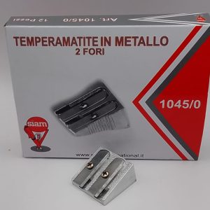 Temperamatite 2 Fori – Doppia Affilatura per Matite Standard e Jumbo